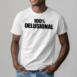 Diabolicalpree Wearing 100% Delelusional Shirt