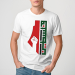 Palestine Arabic Calligraphy Printed Shirt