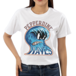 Pepperdine Waves Vintage Angry Wave Tee Shirt