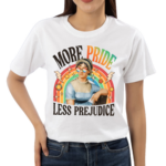 Jane Austen More Pride Less Prejudice LGBTQ Shirt