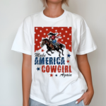 Make America Cowgirl again 2024 retro shirt