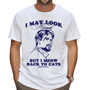 I May Look Normal But I Meow Back To Cats Shirt