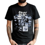 Styx World Clothing Styx 5 Decades Of Hits Shirt