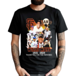 Willie Mays San Francisco Giants 1931 2024 Signature Thank You For The Memories Shirt