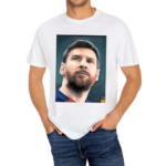 FC Barcelona Congrats To Lionel Messi Birthday Goat Artwork Essential 2024 Shirt