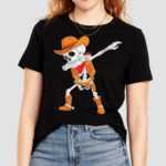 Skeleton Cowboy Dabbing Shirt