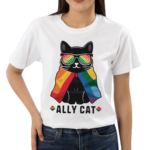 Ally Cat Support Equality Gender Shirt