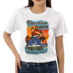 2024 Magic Johnson And Jimmy Kimmel Vacation 2024 Whaddya Say Shirt