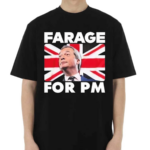 Farage For Pm Britain Flag Shirt