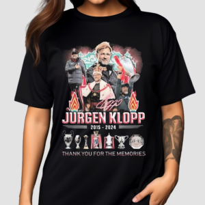 Liverpool Jurgen Klopp 2015-2024 Thank You For The Memories Signature Shirt