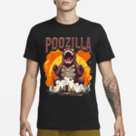 Poozilla Explosive Monstrous Diarrhea Poop Meme 2024 Shirt