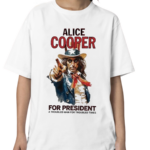 Alice Cooper For President A Troubled Man For Troubled Times Shirt