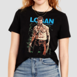 Logan X Men Wolverine Black Timber High Quality Silk Screen Shirt