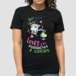 Pterodactyls & Gators Just A Boy Who Loves Shirt