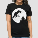 Dinosaur T Rex Moon Silhouettes Shirt