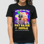 End Of An Era Pat Sajak 41st Anniversary Wheel Of Fortune Thank You For The Memories Signature Shirt