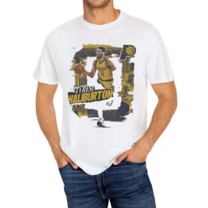 Tyrese Haliburton Indiana Pacers Rough Shirt