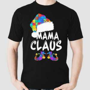 Santa Mama Claus Shoes Shirt