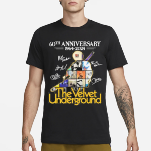 The Velvet Underground Fan 60th Anniversary Thank You For The Memories 1964-2024 Shirt