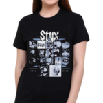 Styx World Clothing Styx 5 Decades Of Hits Shirt