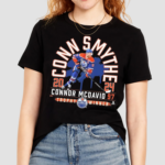 Connor McDavid Edmonton Oilers 2024 Conn Smythe Trophy Winner Shirt