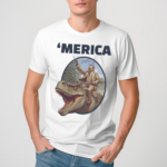 Teddy Roosevelt Allosaurus TR Merica Shirt