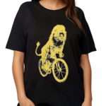 Lion On A Bicycle Shirt