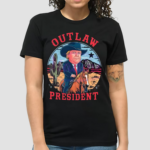 Funny Outlaw President 2024 Election Vintage Shirt