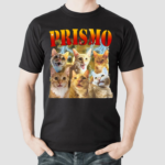 Oneorangebraincell Prismo Cats T Shirt