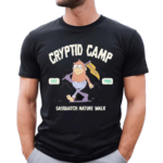 Cryptid Camp Sasquatch Nature Walk Est 1986 Shirt