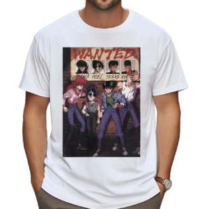 90S Anime Wanted Kurama Hiei Yusuke Kuwabara Shirt