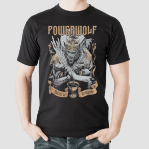 Powerwolf Wolf Vs Angel Metal Est Religio Shirt