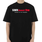 Zack Morris $Zack Doesn't Stop Power To The Traders Shirt