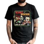 Scary Movies Calm Me Down Freddy Krueger Ghostface And Jason Voorhees Shirt