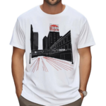 Des Moines Skyline Umbrella Shirt