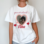 Quarterbacks Fine Heart Shirt