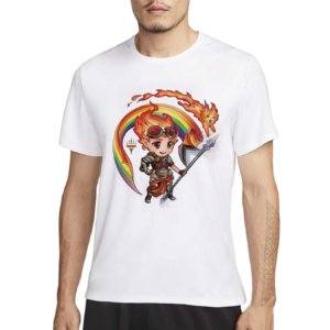 Wizard Magic Pride June 2024 Chandra and Embercat Shirt