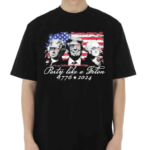 Party Like A Felon Shirt 1776 2024 America Flag Shirt