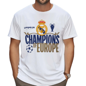 London 2024 UCL Final Real Madrid Winners Shirt
