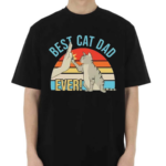 Best Cat Dad Ever Vintage Shirt