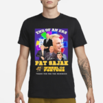 End Of An Era Pat Sajak 41st Anniversary Wheel Of Fortune Thank You For The Memories Signatures Shirt