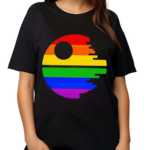 Harli Kane Rainbow Death Star Shirt