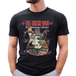 The Guess Who 60th Anniversary Collection Guitar Signatures Shirt