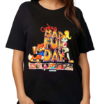 Conkers Bad Fur Day Rude Squirrel Shirt