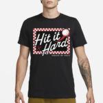 Hit It Hard Checkerboard Tee Shirt