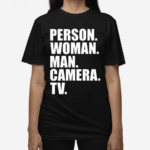 Person Woman Man Camera Tv Shirt