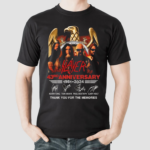 Slayer 43rd Anniversary 1981-2024 Thank You For The Memories Signs Shirt