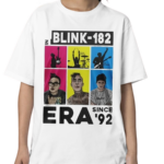 Awesome Blink 182 in Era Since 92 Crappy Punk Rock 2024 Painting Shirt