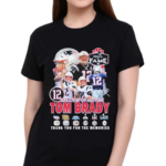 Greatest Of All Time Tom Brady Thank You For The Memories Shirt