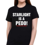 Rob Benedict Wearing Starlight Is A Pedo Shirt